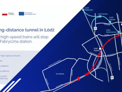 CPK Long Distance Tunnel in Lódz