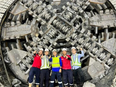 CRCHI Channel Express TBM Breakthrough on Singapore Subsea Project