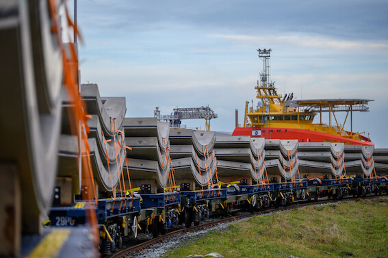 HS2 Tunnel Segments at Hartlepool