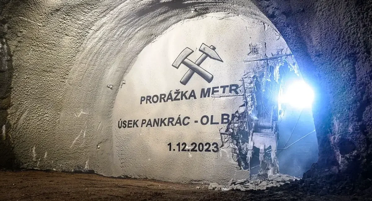 Prague's Metro Line D Breakthrough