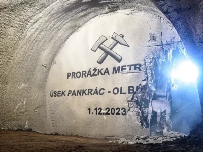 Prague's Metro Line D Breakthrough