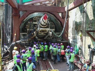 Chennai Metro TBM Breakthrough