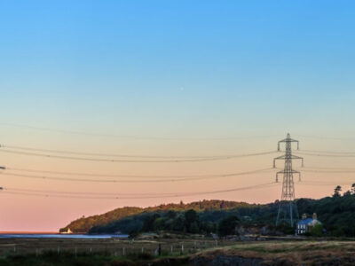 Power Lines In Wales