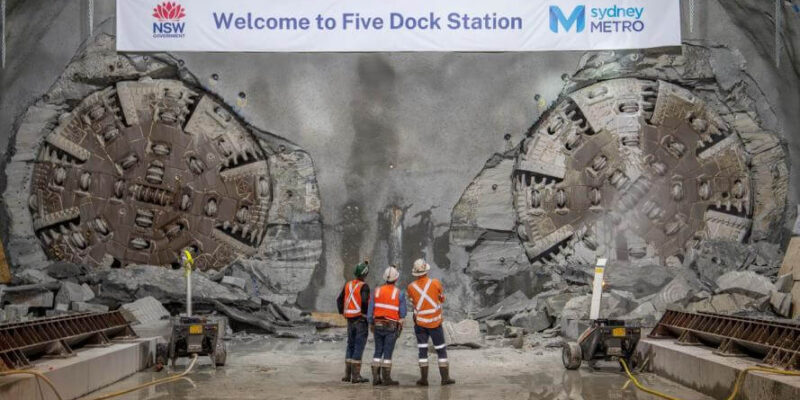 Sydney Metro West TBMs Five Dock Breakthrough