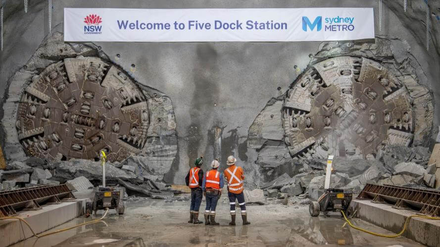Sydney Metro West TBMs Five Dock Breakthrough