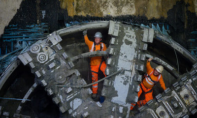 TBM Lydia Breakthrough in HS2 Atlas Road Logistics Tunnel