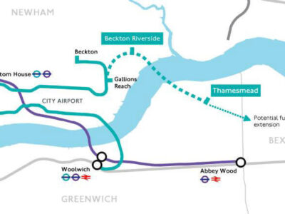 Docklands Light Railway Route Map