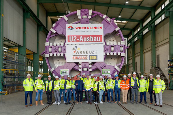 Herrenknecht Crew with Vienna Subway TBM