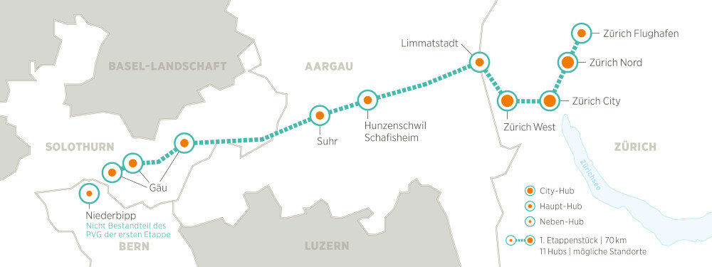 Swiss Underground Freight Network