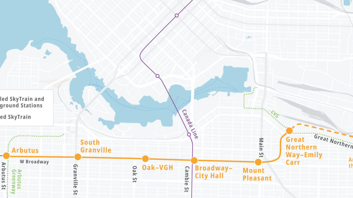 Broadway Subway Route Map