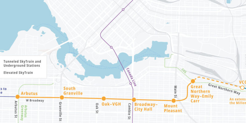 Broadway Subway Route Map