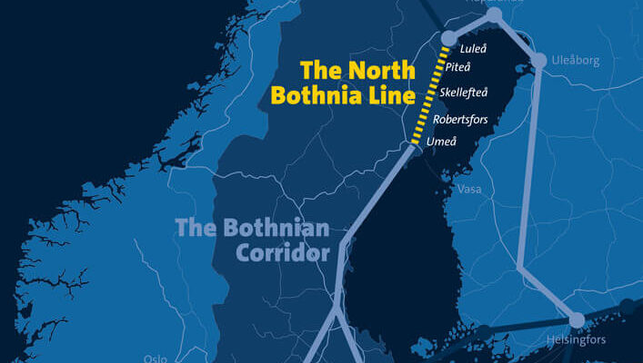 Ersmark Tunnel - North Bothnia Line Tunnel Route