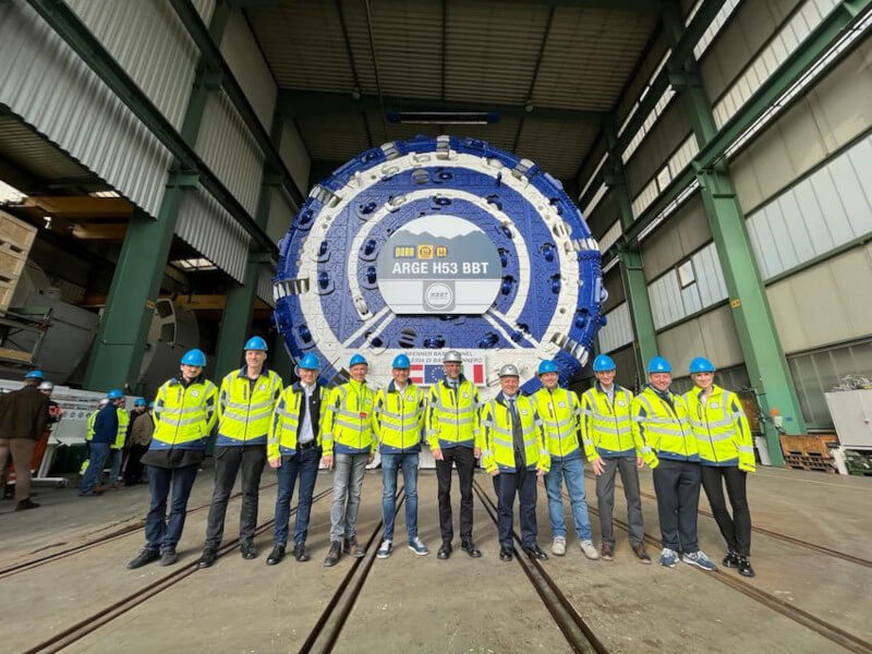Herrenknecht Crew With the Double Shield TBM