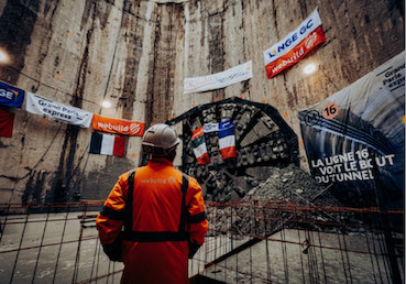 Paris Metro Line 16 Breakthrough