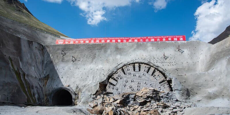 Gudauri Tunnel TBM Breakthrough