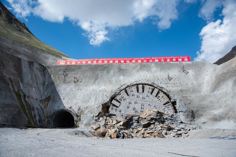 Gudauri Tunnel TBM Breakthrough