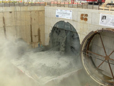 HRBT Expansion Project TBM Breakthrough