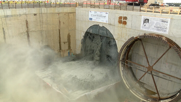 HRBT Expansion Project TBM Breakthrough