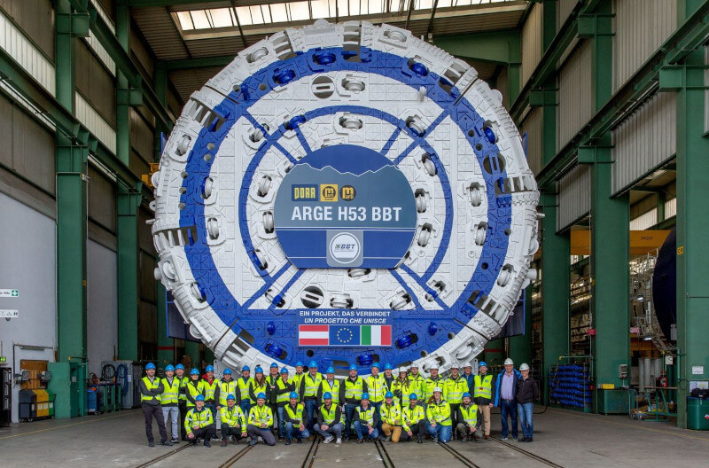 Herrenknecht TBM for Brenner Base Tunnel