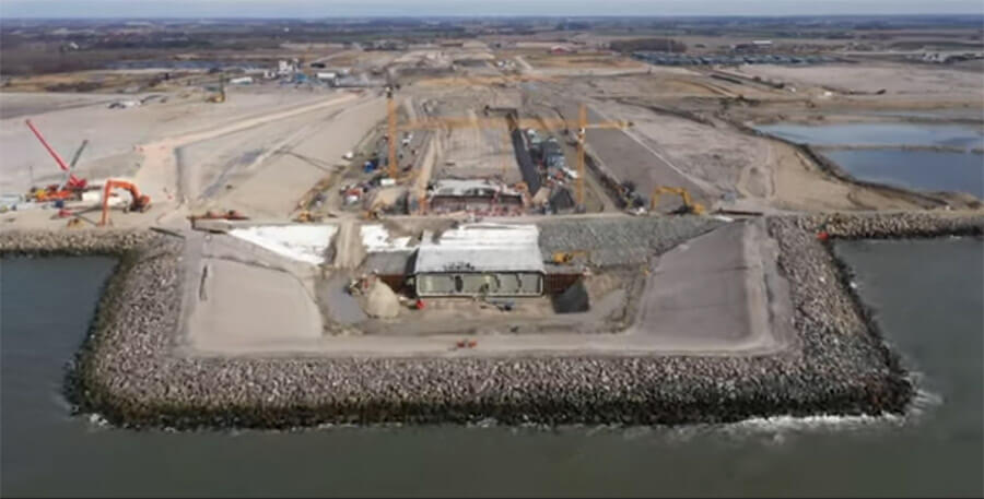 New Dyke Over Fehmarnbelt Tunnel Portal