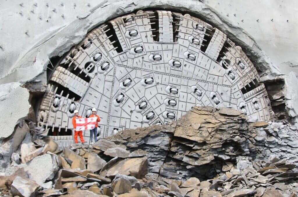 Kvesheti-Kobi Highway Tunnel Breakthrough