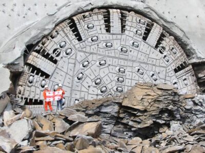 Kvesheti-Kobi Highway Tunnel Breakthrough