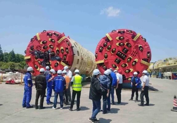 Lesotho Water Project - TBMs were inspected