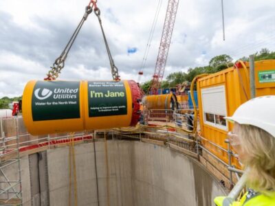 United Utilities Project Tunnelling Begins In Bolton