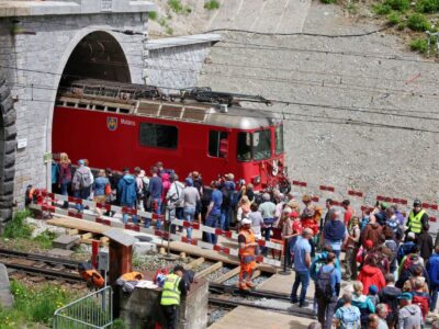 Albula Railway Tunnel - Inauguration of the project