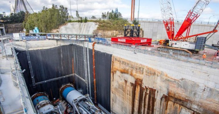 Sydney Metro West - Launching latest TBM