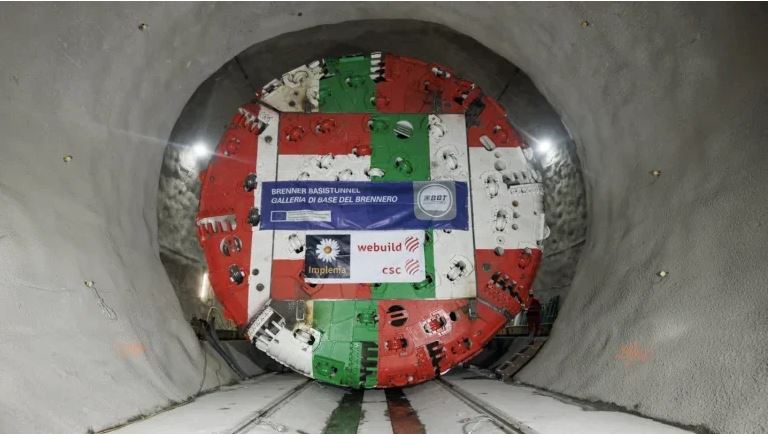 Brenner Base Tunnel - TBM Lilia Completes Her First 3kms