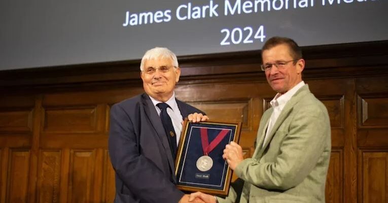 David Hindle Awarded James Clark Medal