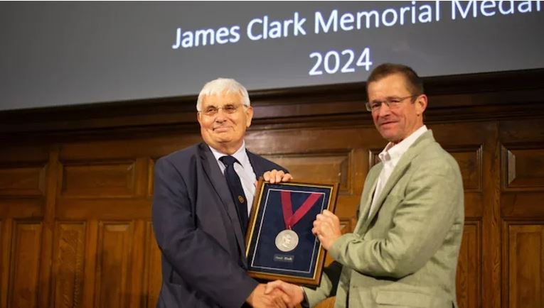 David Hindle Awarded James Clark Medal