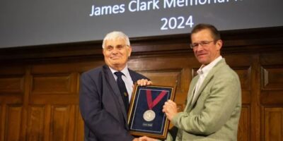 David Hindle Awarded James Clark Medal