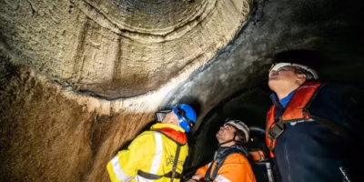 Preston Brook Tunnel inspection