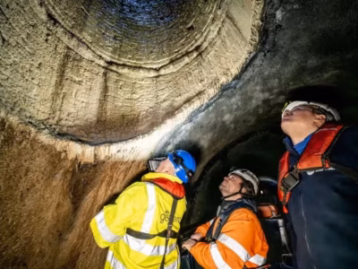 Preston Brook Tunnel inspection