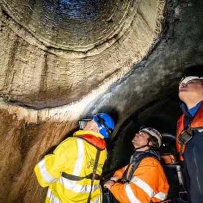 Preston Brook Tunnel inspection