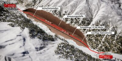 Mattertal Tunnel Moves Towards Construction of New Rail Link to Zermatt