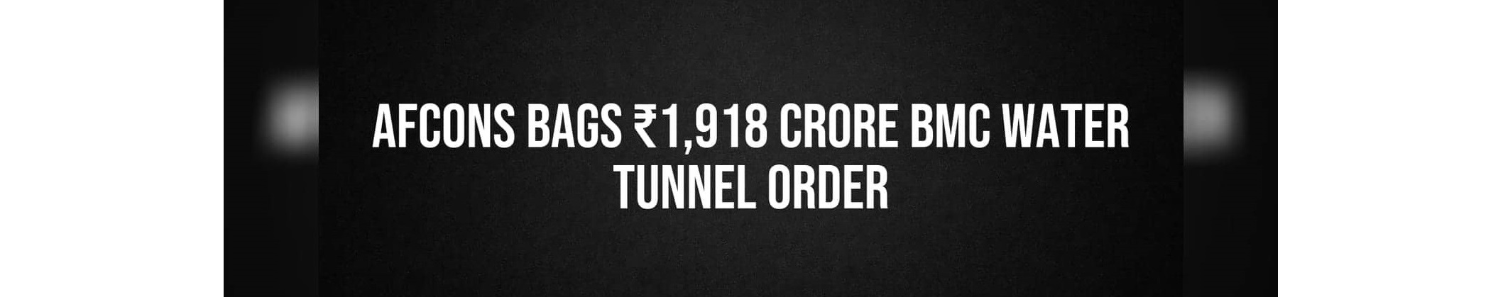 Afcons Mumbai desalinated water tunnel