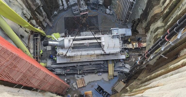 Potomac River Tunnel TBM Mary