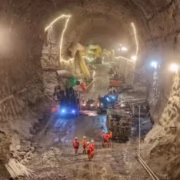 Mont Cenis Base Tunnel excavation