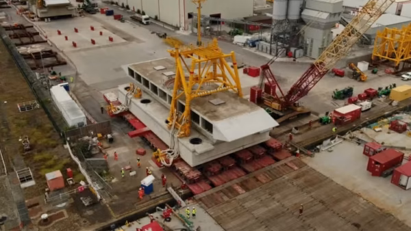 Sizewell C tunnel segment facility
