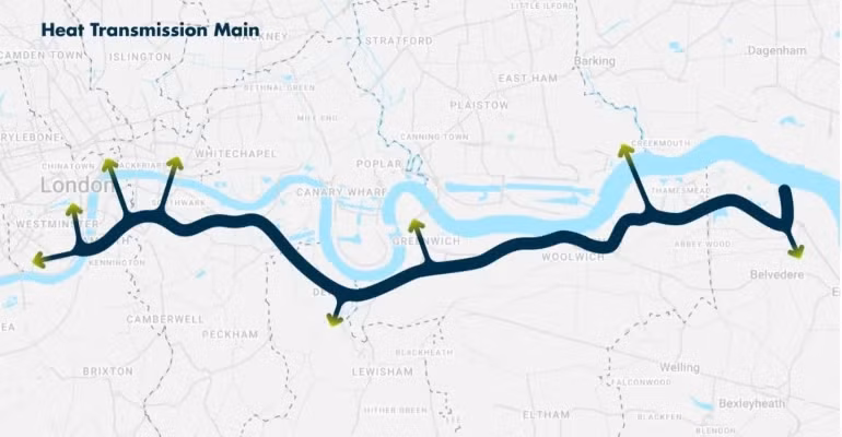 London Strategic Heat Main tunnel