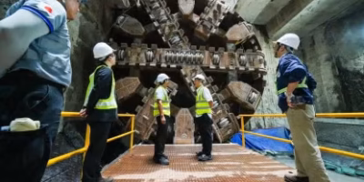 Metro Manila Subway TBM breakthrough
