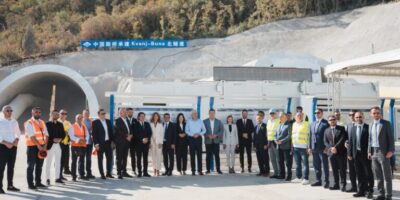 Kvanj Tunnel breakthrough