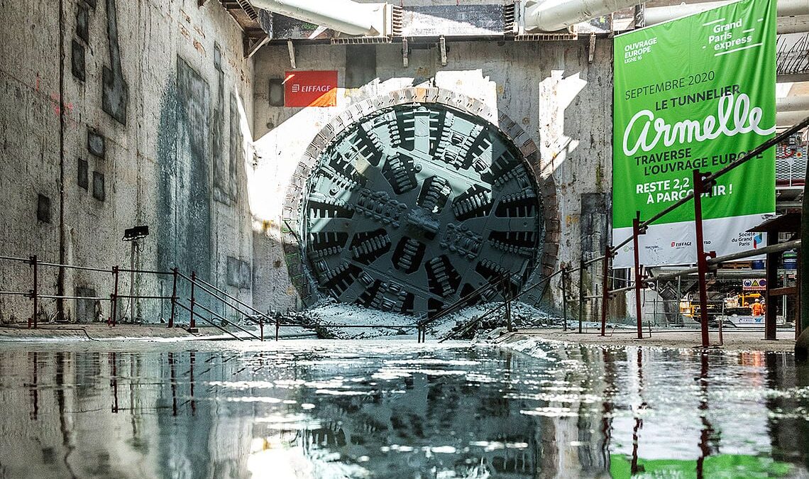 Grand Paris Express Line 17 tunnelling