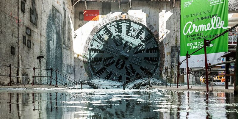 Grand Paris Express Line 17 tunnelling