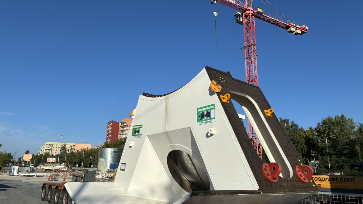 Łódź high-speed rail tunnel TBM
