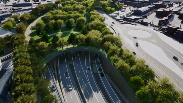Genoa undersea road tunnel
