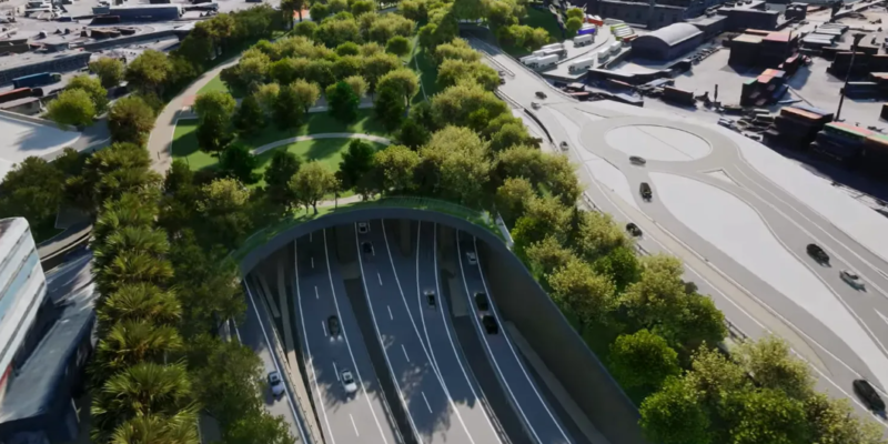 Genoa undersea road tunnel